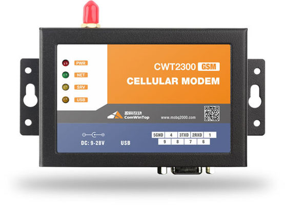 Κίνα CWT2300 διαποδιαμορφωτής GSM στην υποστήριξη τμηματικών λιμένων εντολών στην εντολή RS232 3G 4G προμηθευτής