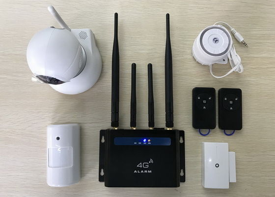 Κίνα Ασύρματος συναγερμός διαρρηκτών καμερών Wifi, έξυπνος συναγερμός εγχώριας ασφάλειας ανιχνευτών LTE DIY προμηθευτής